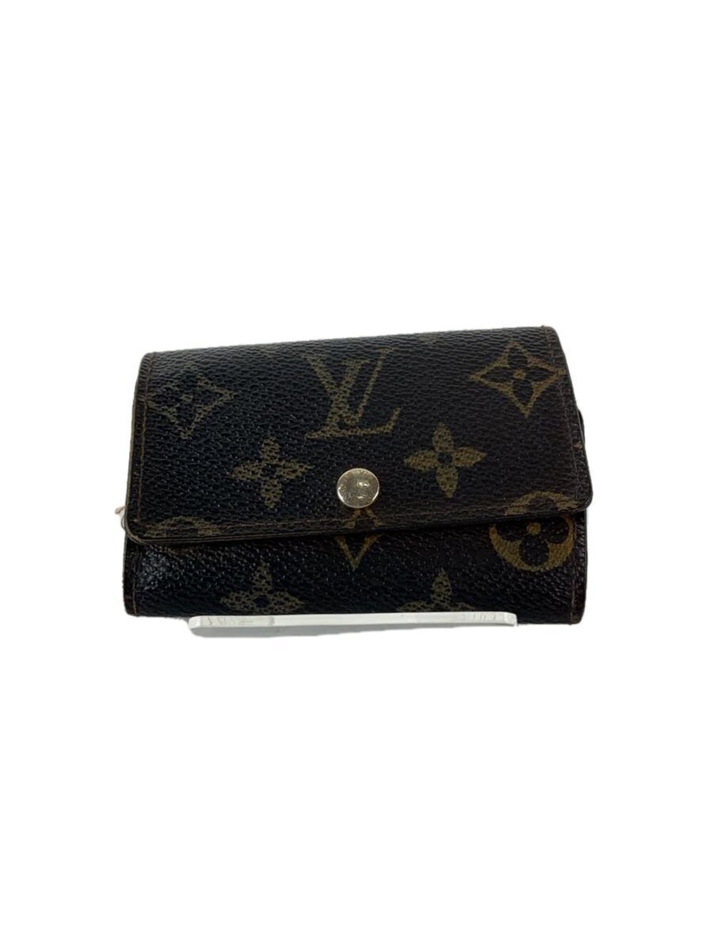 LOUIS VUITTON Multicles Monogram Brown Leather